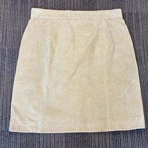 Serge Platini Milan Italy genuine leather‎ skirt